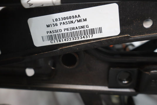 14-22 Maserati Ghibli Front Right Passenger Seat Rail Track Frame W/Motors Oem