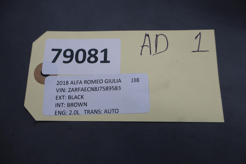 Load image into Gallery viewer, 17-19 Alfa Romeo Giulia Engine Intercooler Hose Tube w/Sensor 05281937 Oem
