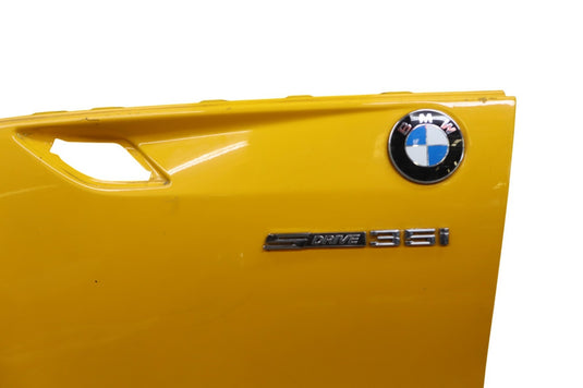 09-12 BMW E89 Z4 3.0L Front Left Driver Side Fender Cover Panel Yellow Oem