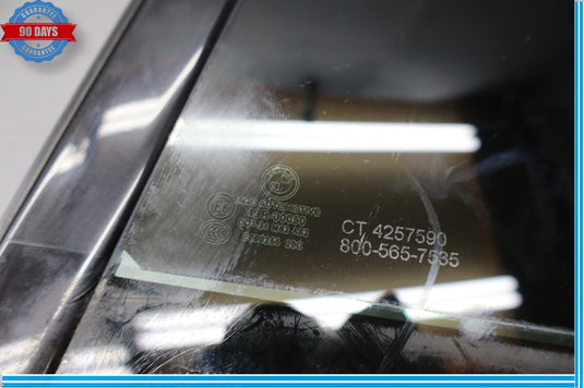 10-17 BMW 535i GT xDrive Rear Left Driver Side Quarter Window Glass Oem