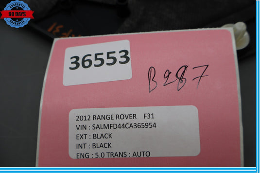 07-12 LR Range Rover Sport Right Side Dash Dashboard End Cap Trim Cover Oem
