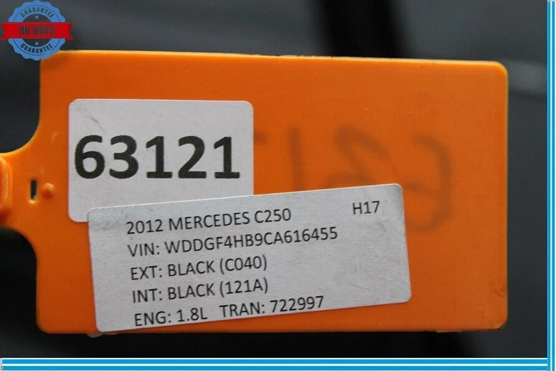 Load image into Gallery viewer, 08-14 Mercedes C250 W204 C300 C350 Rear Left Driver Side Door Shell Black OEM
