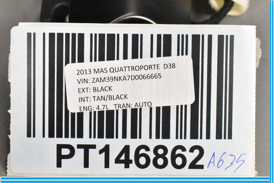 04-13 Maserati Quattroporte M139 Overhead Tow Alarm Control Switch 67712700 Oem