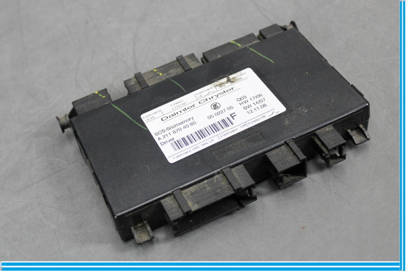 Load image into Gallery viewer, 06-12 Mercedes X164 GL450 GL550 Left Driver Side Seat Control Module Unit Oem
