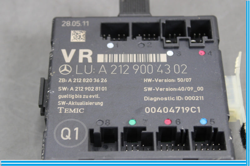 Load image into Gallery viewer, 08-17 Mercedes E350 E550 W207 Front Right Side Door Control Module Oem
