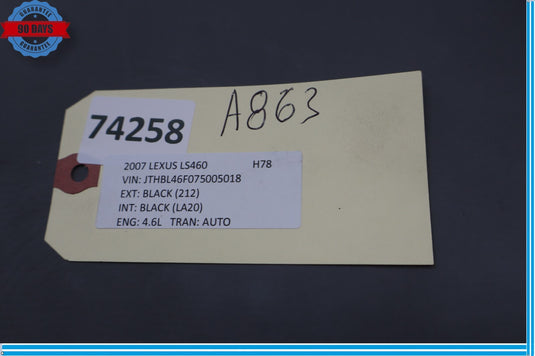 07-17 Lexus LS460 LS460L Rear Left Driver Side Door Audio Sound Speaker Oem