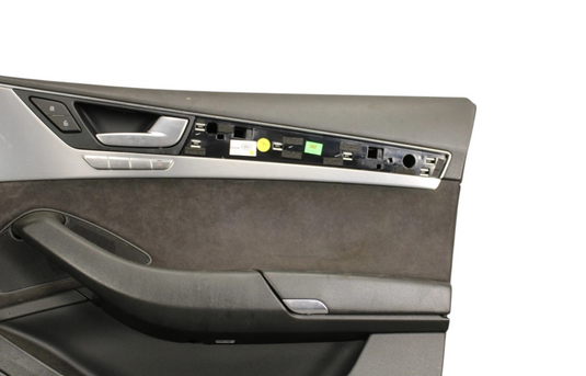 11-17 Audi A8 Quattro Front Right Passenger Side Interior Door Panel Black Oem