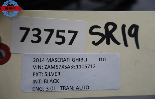 14-22 Maserati Levante Ghibli M157 Right Side Seat Frame Track Rail w/Motors Oem