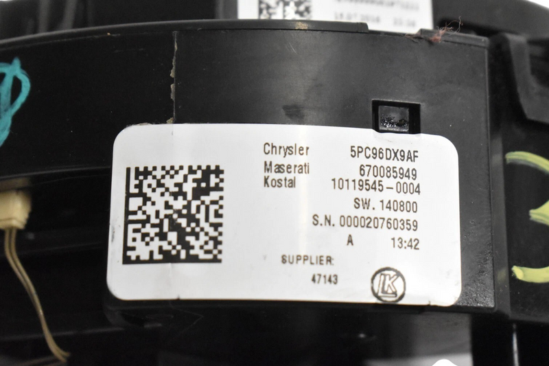 Load image into Gallery viewer, 14-17 Maserati Ghibli Steering Column Combination Wiper Switch Control Assy Oem
