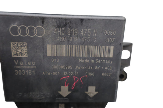 12-18 Audi A6 A6 Quattro Parking Assist Control Module Unit 4H0919475 Oem