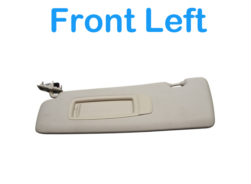 Load image into Gallery viewer, 14-18 BMW X5 Front Left Driver Side Sunvisor Sun Visor Ivory 7353959 Oem
