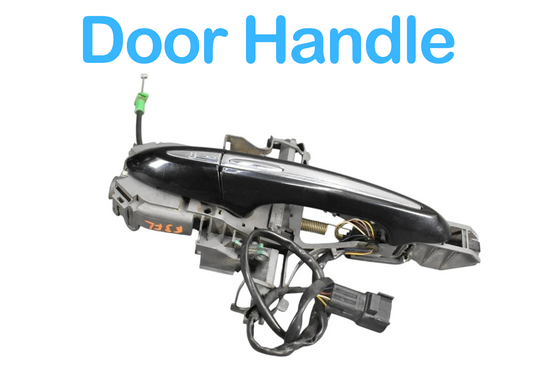 10-18 Jaguar XJ XJL X351 Front Left Exterior Door Handle w/ Passive Entry OEM