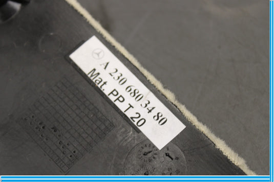 03-12 Mercedes R230 SL550 SL500 Front Right Lower Carpet Trim Cover Door Oem