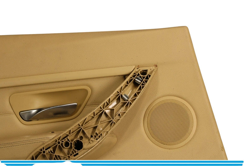 Load image into Gallery viewer, 12-18 BMW 320i 328i F30 Rear Left Driver Side Interior Door Panel Beige OEM
