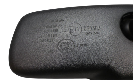 17-23 Alfa Romeo Giulia Front Windshield Interior Rear View Mirror Black Oem