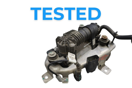 12-16 Tesla Model S Air Suspension Compressor Pump w/ Bracket 6006403 Oem