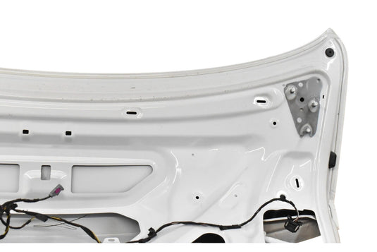 08-16 Audi A5 Quattro Coupe Rear Trunk Deck Lid Hatch Trim Cover Panel White OEM
