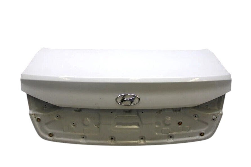 Load image into Gallery viewer, 15-16 Hyundai Genesis Rear Trunk Lid Deck Shell Panel White 69200-B1020 OEM
