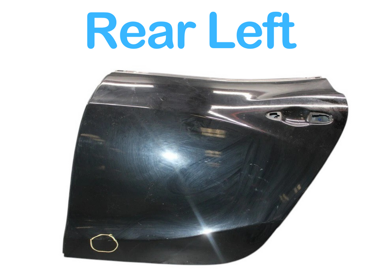 Load image into Gallery viewer, 14-22 Maserati Ghibli Rear Left Driver Side Door Shell Panel Black 673001734 Oem
