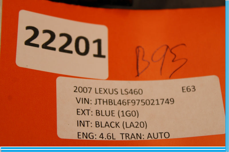 Load image into Gallery viewer, 07-12 Lexus LS460 Rear Right Passenger Side Exterior Door Handle Chrome Oem

