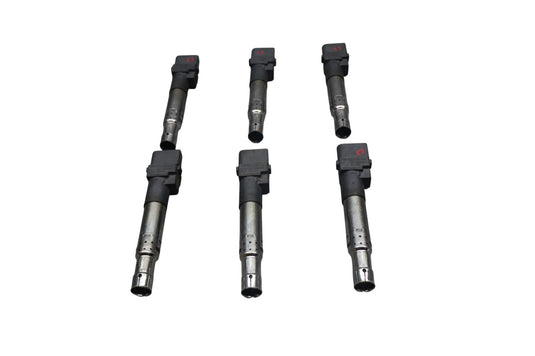11-14 Porsche Cayenne 958 3.6L Front Engine Ignition Coil Coils Set of 6 Oem