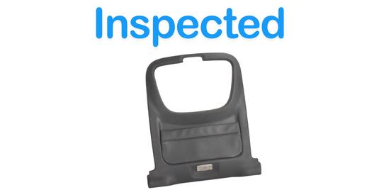 10-19 Jaguar XJL XJ Front Left Driver Seat Back Panel Cover 7W93F60770 OEM