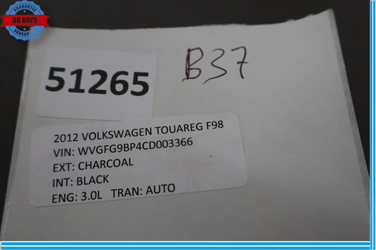 11-17 Volkswagen Touareg Left Driver Side Seat Lumbar Control Switch Oem