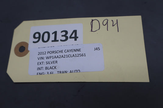 2012 Porsche Cayenne 958 High Tone Note Signal Sound Horn Oem