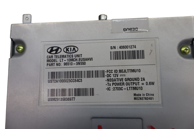 Load image into Gallery viewer, 14-16 Hyundai Equus Telematics Communication Control Module ECM 96510-3N550 Oem
