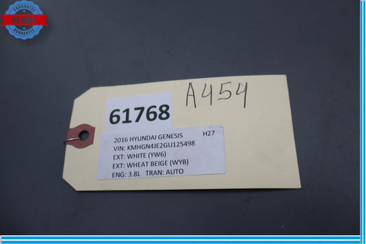 15-20 Hyundai Genesis Sedan G80 Rear Left Side Bumper Reflector Marker Oem