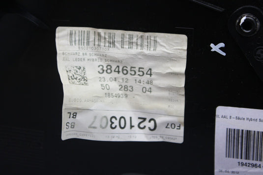 10-17 BMW 535XI GT 550i GT Left Driver Side Center B-Pillar Trim 1751552 Oem