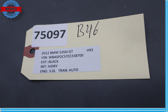 11-16 BMW 528i 535i GT xDrive Rear Upper Shark Fin Roof Antenna Oem