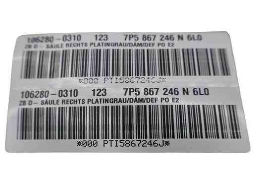 11-18 Porsche Cayenne 958 Rear Right Side D-Pillar Upper Quarter Trim Panel Oem