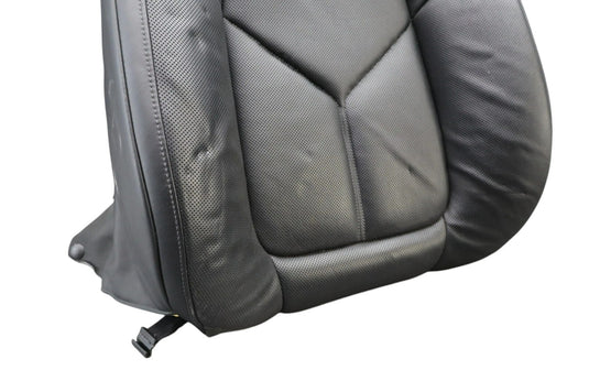 11-18 Porsche Cayenne 958 Front Right Side Seat Upper Cover Cushion Black Oem