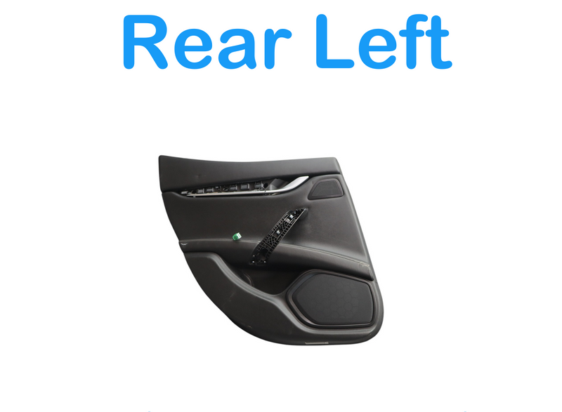 Load image into Gallery viewer, 14-22 Maserati Ghibli M157 S Rear Left Driver Side Interior Door Panel Cover Oem
