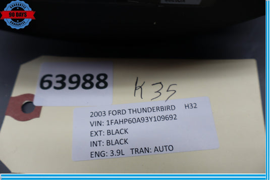 02-05 Ford Thunderbird Door Audio Speaker Left or Right Side XW7F18808CA Oem