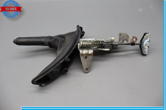 12-18 BMW 320i 328i Parking Emergency Black Leather Hand Brake Lever Black Oem