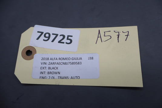 17-19 Alfa Romeo Giulia Engine Egr Emission System Vacuum Pump 05281407AB Oem