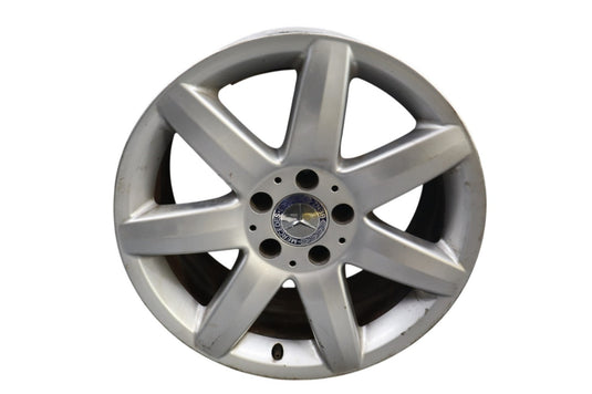 03-12 Mercedes R230 SL500 SL600 8.5 X R17 17" Wheel Rim Silver 2304010902 Oem