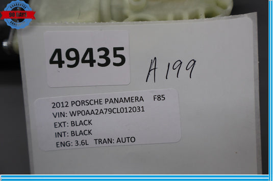 10-16 Porsche Panamera 970 Rear Right Side Door Window Regulator Motor Oem