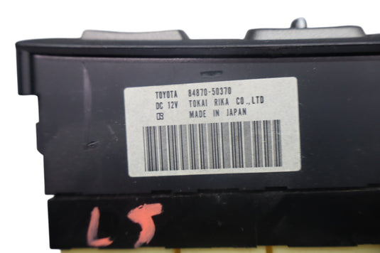 07-09 Lexus XF40 LS460 Outer Mirror Heated Wheel Control Switch Black Oem