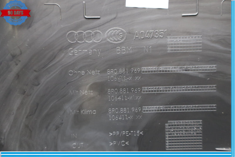 Load image into Gallery viewer, 12-18 Audi A6 Front Left Driver Side Seat Back Panel Trim Cover Oem
