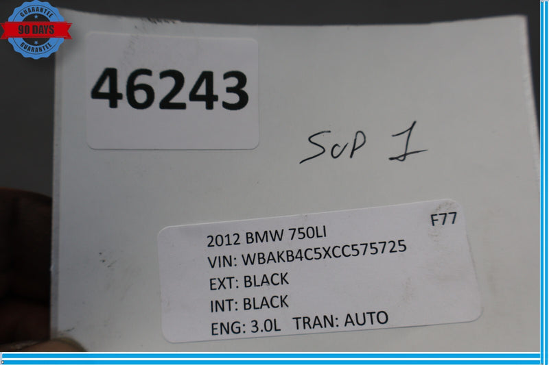 Load image into Gallery viewer, 09-15 BMW 740i 740Li 750i Front Radiator Support Reinforcement Bar Rear Oem
