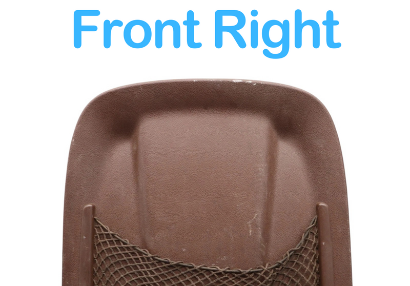 Load image into Gallery viewer, 11-17 Volkswagen Touareg VW Front Right Side Seat Backrest Trim Cover Panel Oem
