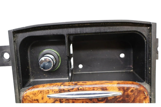 07-15 Jaguar X150 XK Center Console Ash Tray Storage Wood Cover Panel Trim OEM