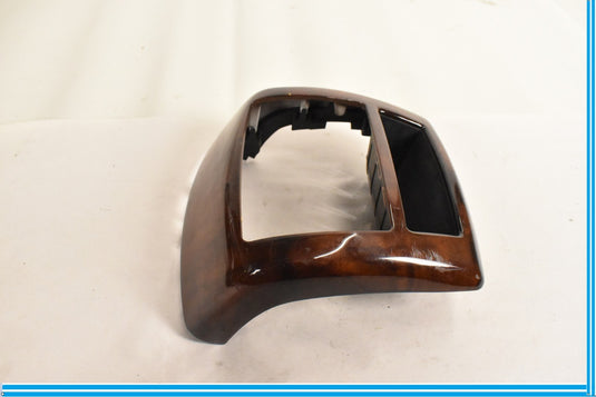 07-13 Mercedes W221 S400 S63 Center Console Rear AC Control Trim Bezel Wood OEM 