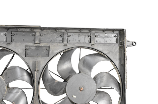 04-10 Maserati Quattroporte M139 Engine Cooling Radiator Dual Fan Shroud Oem