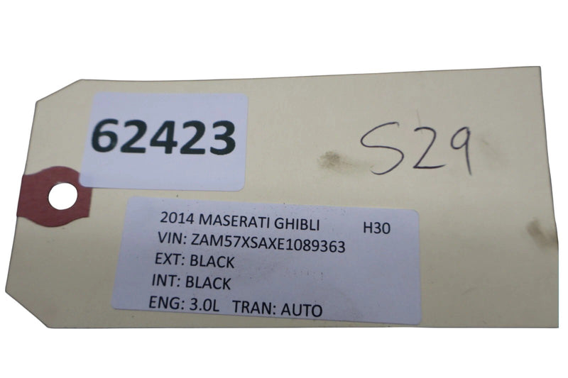 Load image into Gallery viewer, 14-17 Maserati Ghibli Front Right Side Interior Door Panel Cover Black Oem
