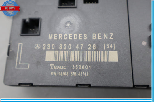 03-12 Mercedes R230 SL500 Left Driver Side Door Control Module Oem