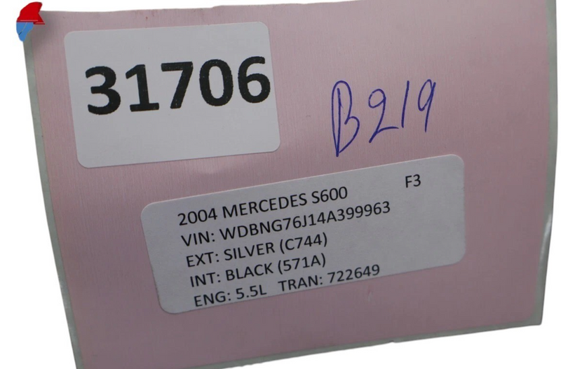 Load image into Gallery viewer, 00-06 Mercedes S600 W220 Rear Left Driver Side Exterior Door Handle Sliver Oem
